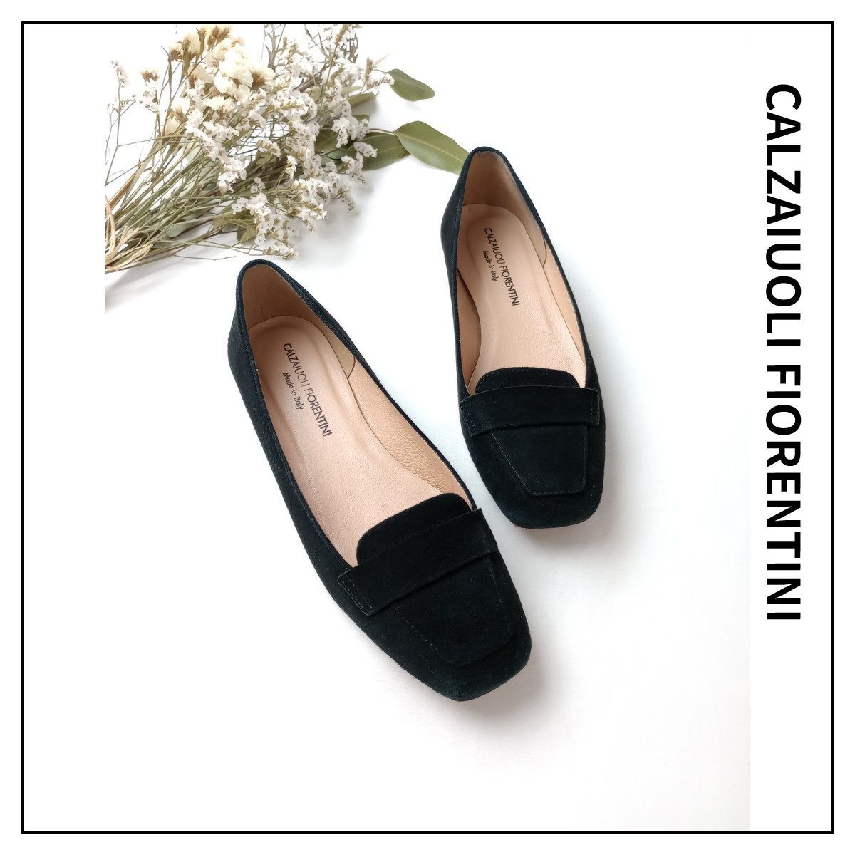 イタリア製28,600円美品CALZAIUOLI FIORENTINI フラット CALZAIUOLI FIORENTINI カルツァイウォーリ・フィオレンティーニ