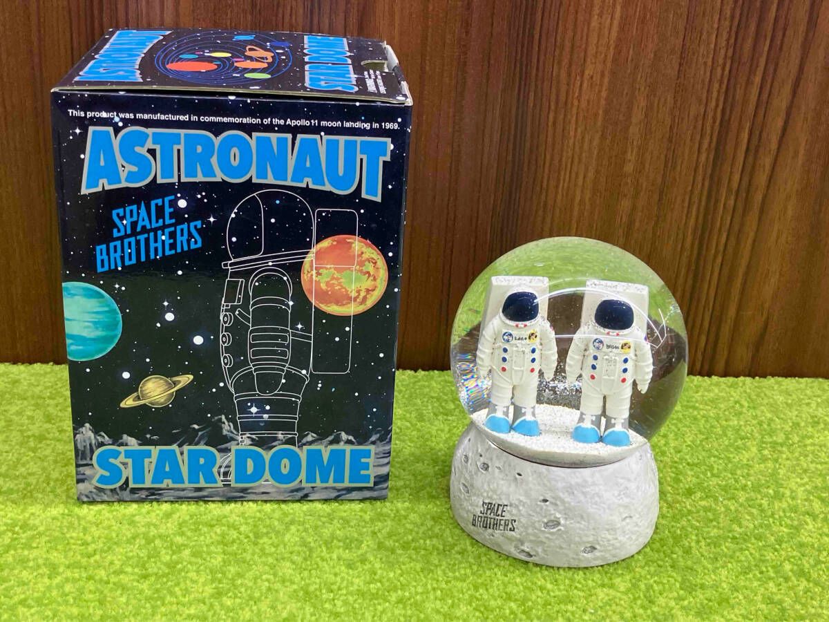 宇宙兄弟 スタードーム スノードーム エディブライアン人形 月面着陸50周年記念グッズ