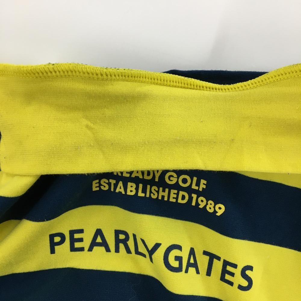 PEARLY GATES パーリーゲイツ 半袖ハイネックシャツ イエロー 35