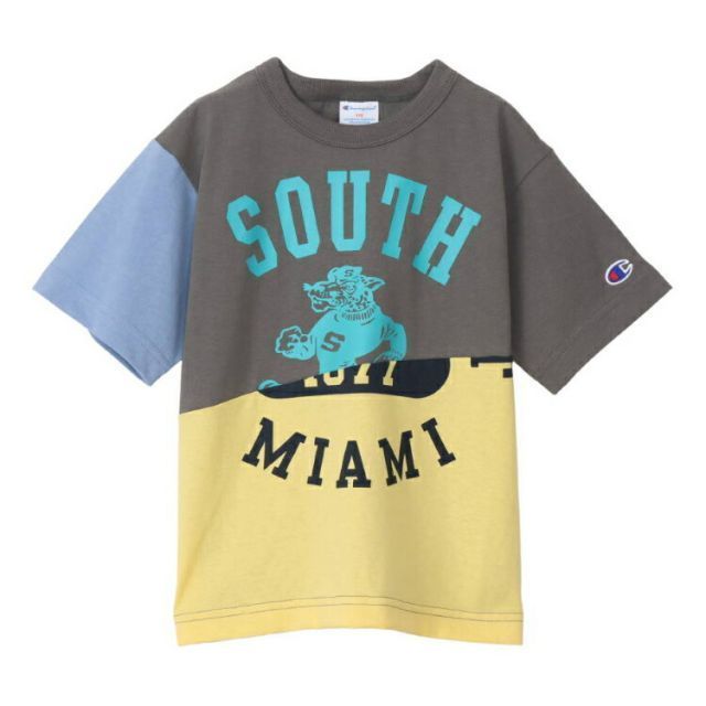 HANES ヘインズ S/S T-SHIRT チャコール 120サイズ CK-X329 80 | スポーツ 運動 服 衣類 ウエア ウェア トップス ショートスリーブ Tシャツ 半袖 着心地 ドライ コットン 天竺素材 デザイン シンプル 機