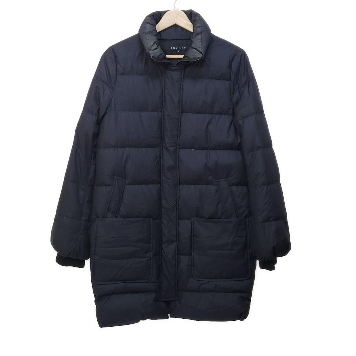ほぼ新品¥86900 Theory セオリー ダウンコート 黒 SML theory(セオリー) ダウンコート サイズS レディース - 黒 長袖