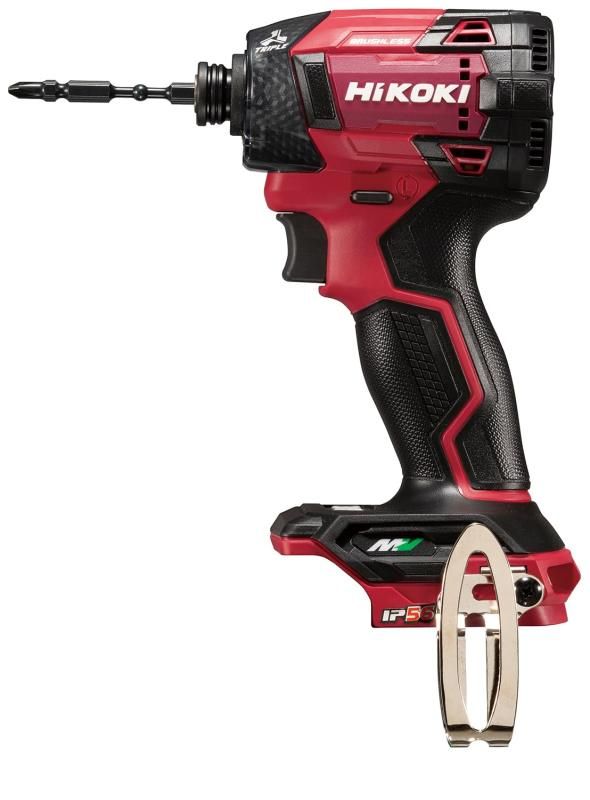 HiKOKI ハイコーキ 36V 充電式 インパクトドライバ スコーピオンレッド 蓄電池 充電器 ケース別売 WH36DD NNR