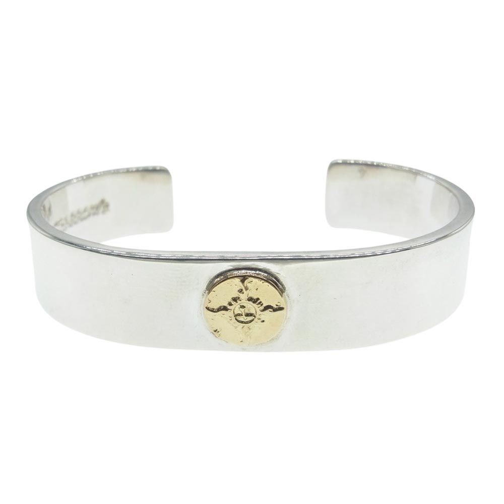 FIRST ARROW's ファーストアローズ バングル K18付き 平打ち プレーン