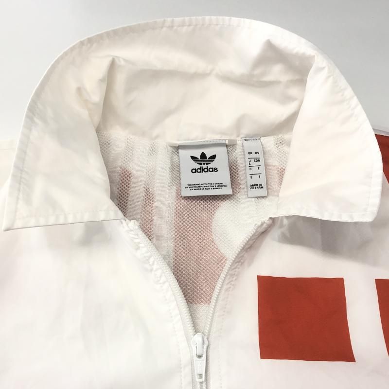 adidas ウィンドブレーカー GT8261 M ホワイト新品未使用タグ付き！ 新品、未使用、タグ付き品 adidas フード付きウィンドブレーカー