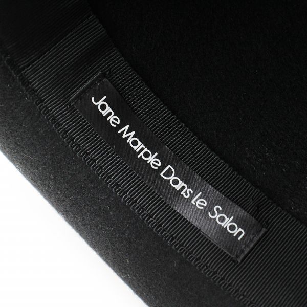 ジェーンマープル ドンルサロン　ハット 未使用 2021AW Jane Marple Dans Le Salon ジェーンマープル