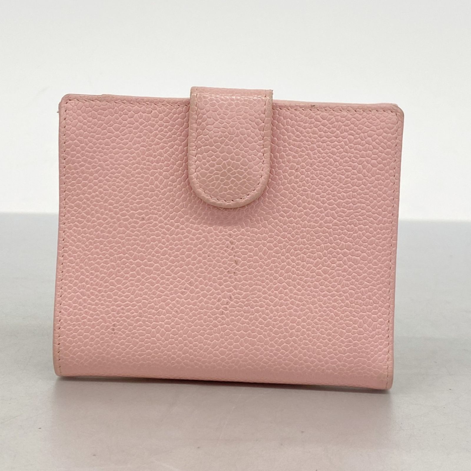 シャネル(Chanel) シャネル 財布 キャビアスキン ピンク