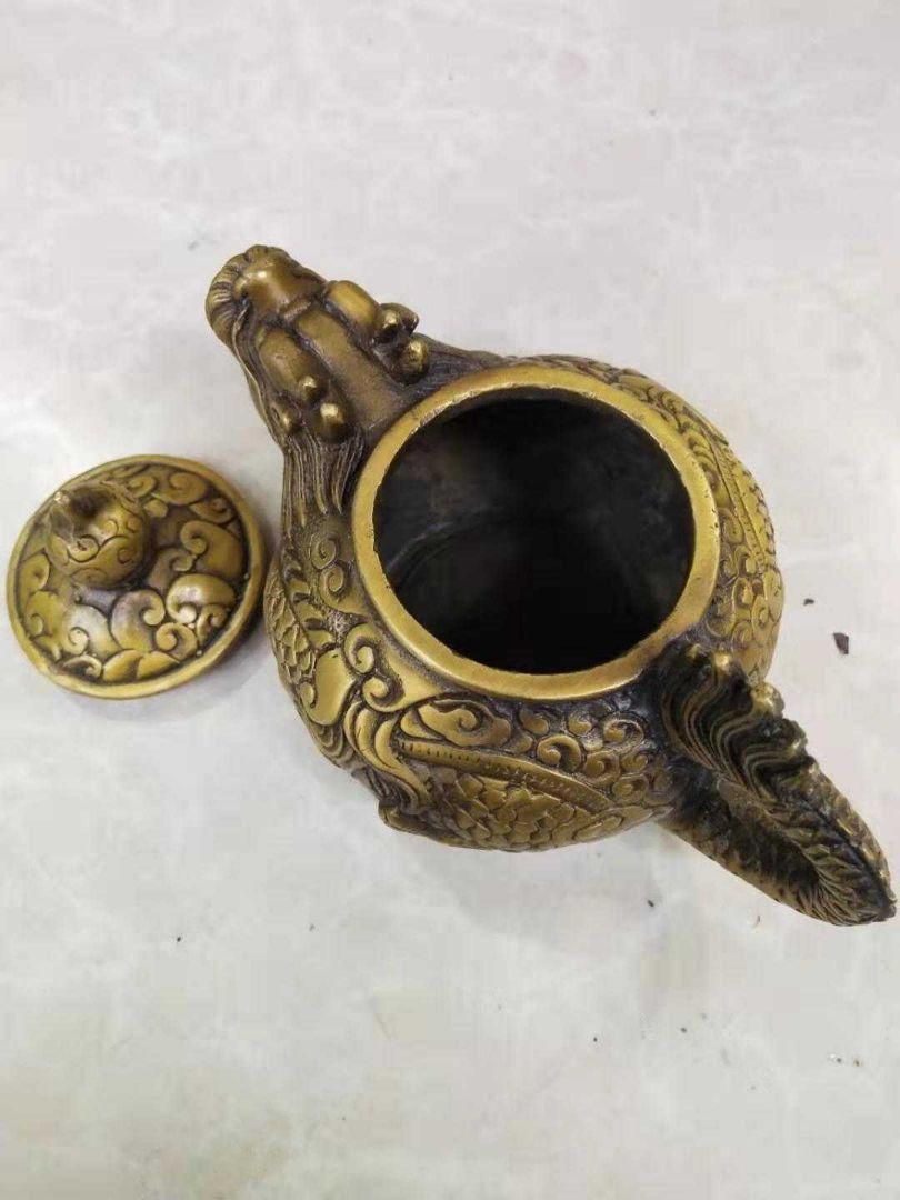 竜頭  徳利  現代工芸品 美術品 置物 竜頭 徳利 現代工芸品 美術品 置物 - メルカリ