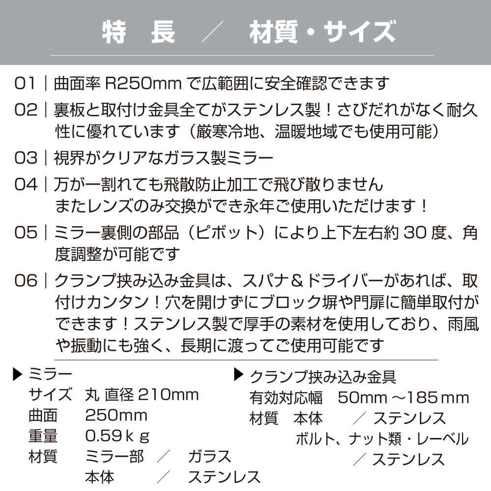 取付金具付 小型