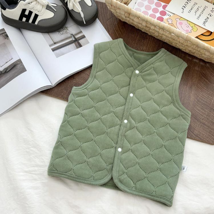キッズ キルティングベスト 無地 ベスト 赤ちゃん トップス ベビー服 子供服 コート 厚手 秋冬 キルティング インナーベスト 女の子 男の子 通園 通学 小学校 幼稚園 保育園 ジュニア 保温性 pop2724