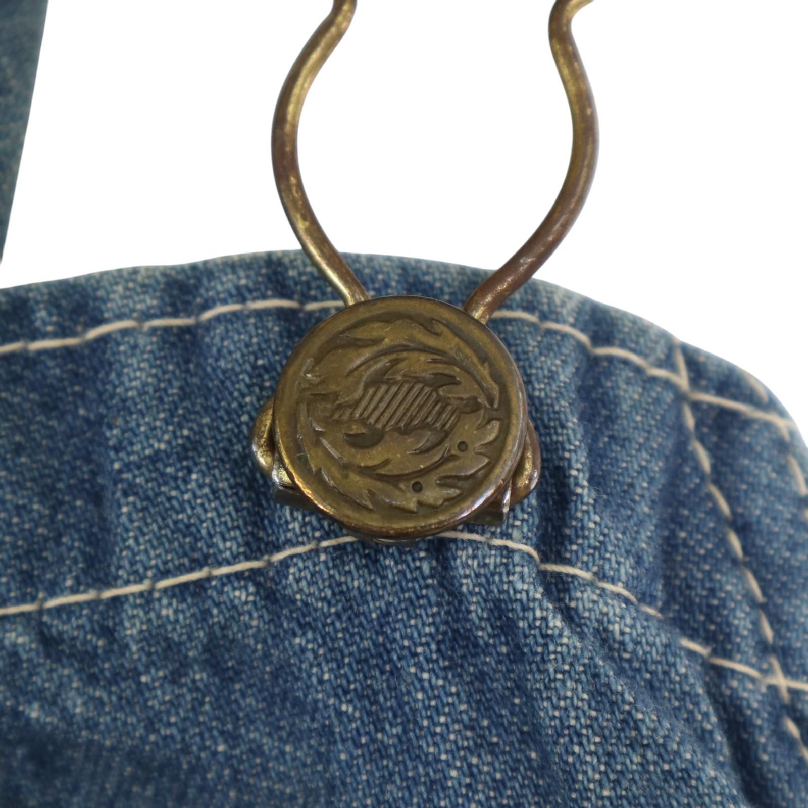 60年代 デニム オーバーオール 大きいサイズ ヴィンテージ ブルー  