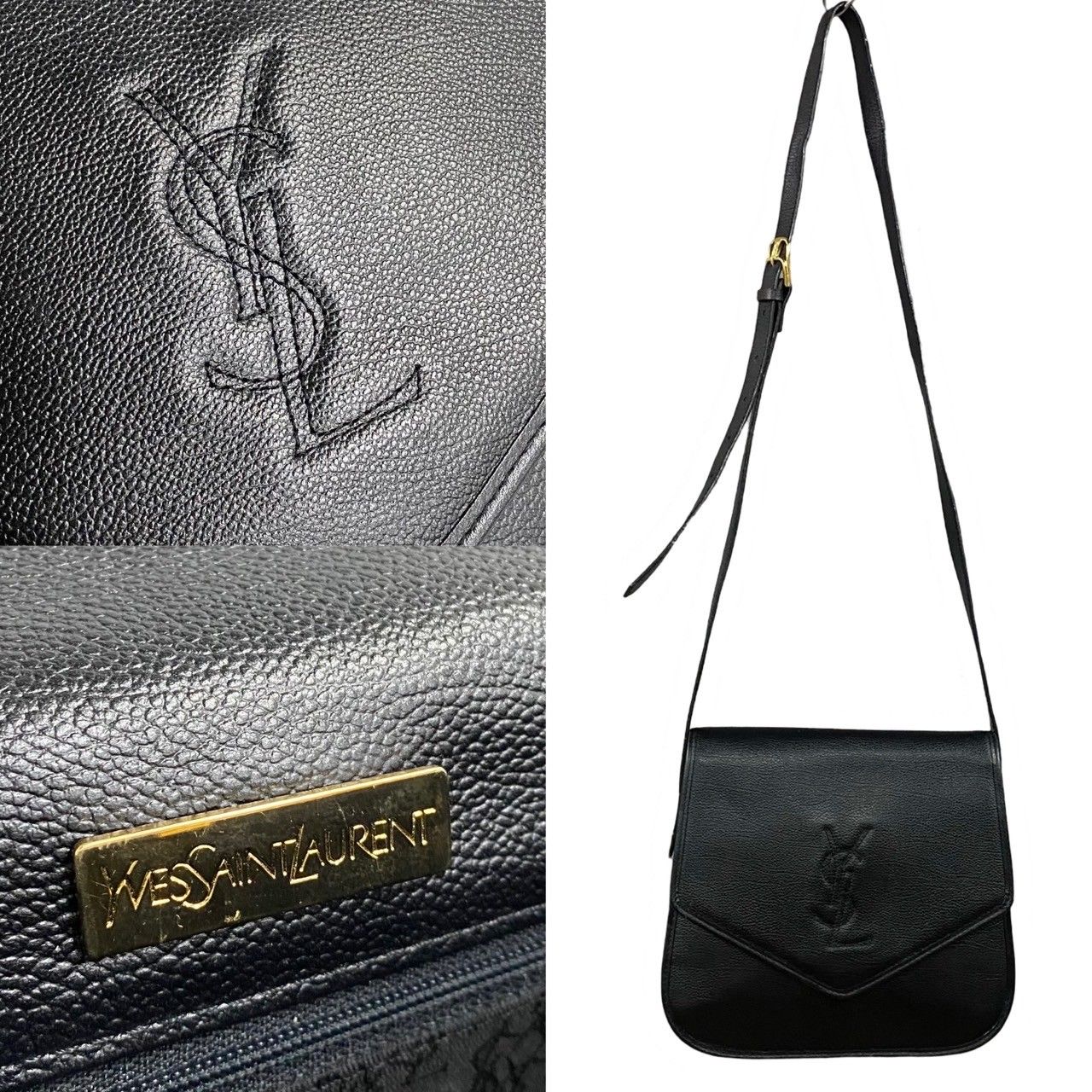 ほぼ未使用 YVES SAINT LAURENT イヴサンローラン ヴィンテージ