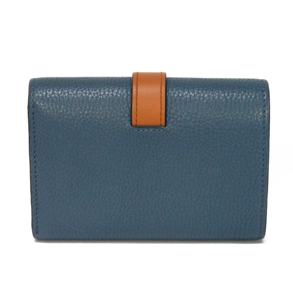 ロエベ　スモールバーティカルウォレット　ブルー 楽天市場】ロエベ （LOEWE） ぺブル バーティカル ウォレット