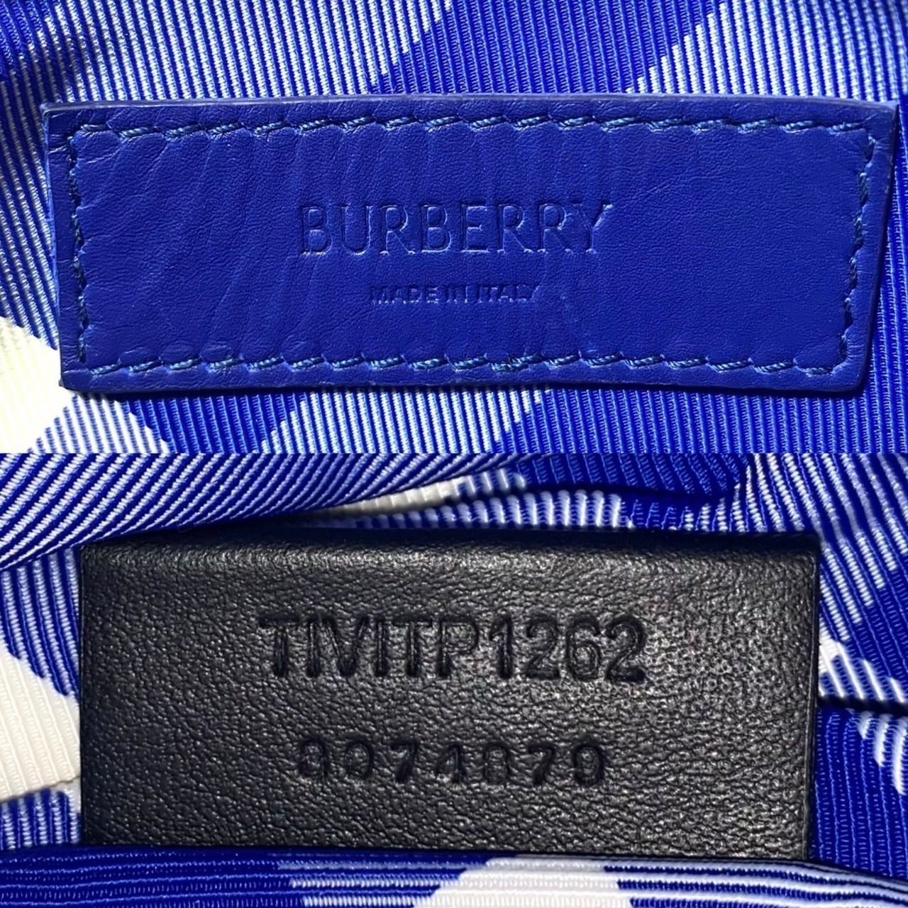 BURBERRY☆シールド クロスボディバッグ☆ブルー系 BURBERRY】シールド クロスボディバッグ ナイト ショルダー
