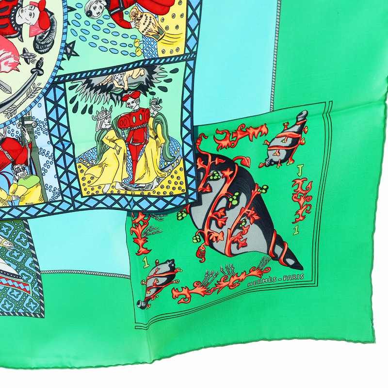 エルメス カレ90 LE TAROT タロットカード スカーフ シルク