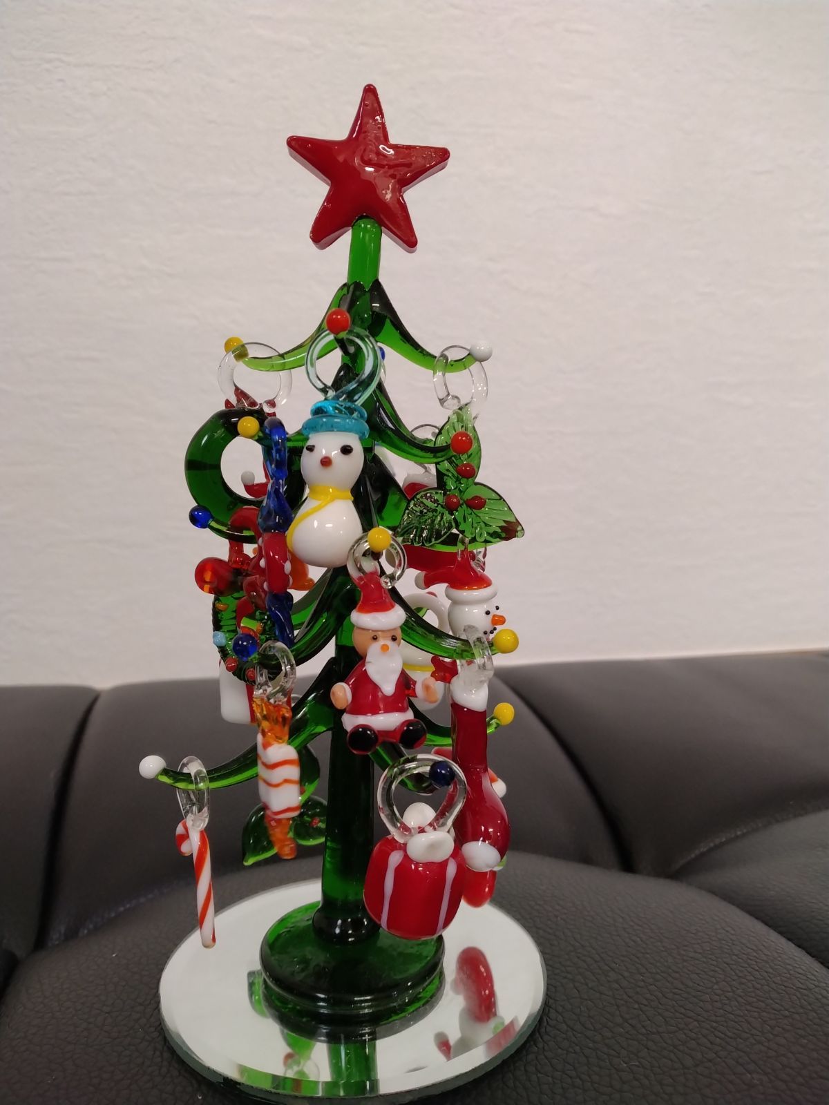 クリスマスツリー型ガラス細工 ガラス細工 クリスマスツリー - メルカリ