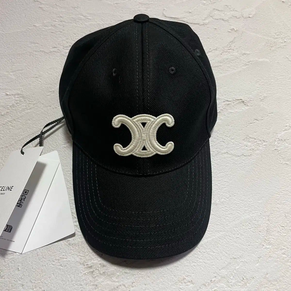値下げ不可　CELINE トリオンフブラック キャップSサイズ 値下げ不可CELINE トリオンフブラック キャップSサイズ