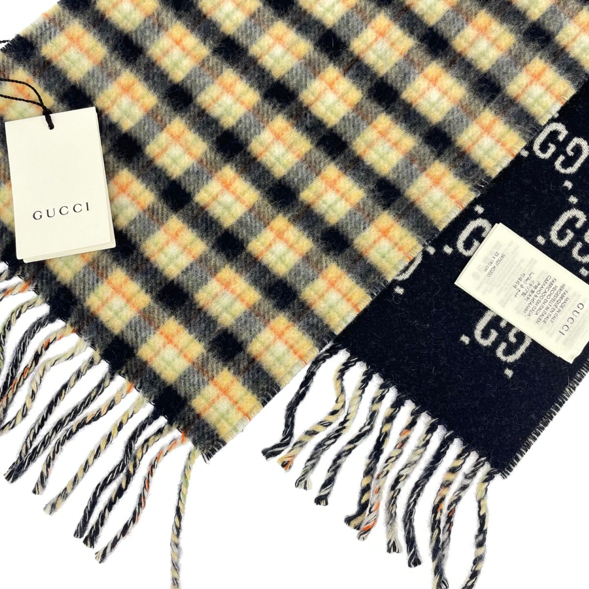 グッチ GUCCI マフラー チェック柄 レディース 楽天市場】Gucci グッチ（柄チェック）（レディースマフラー・ストール
