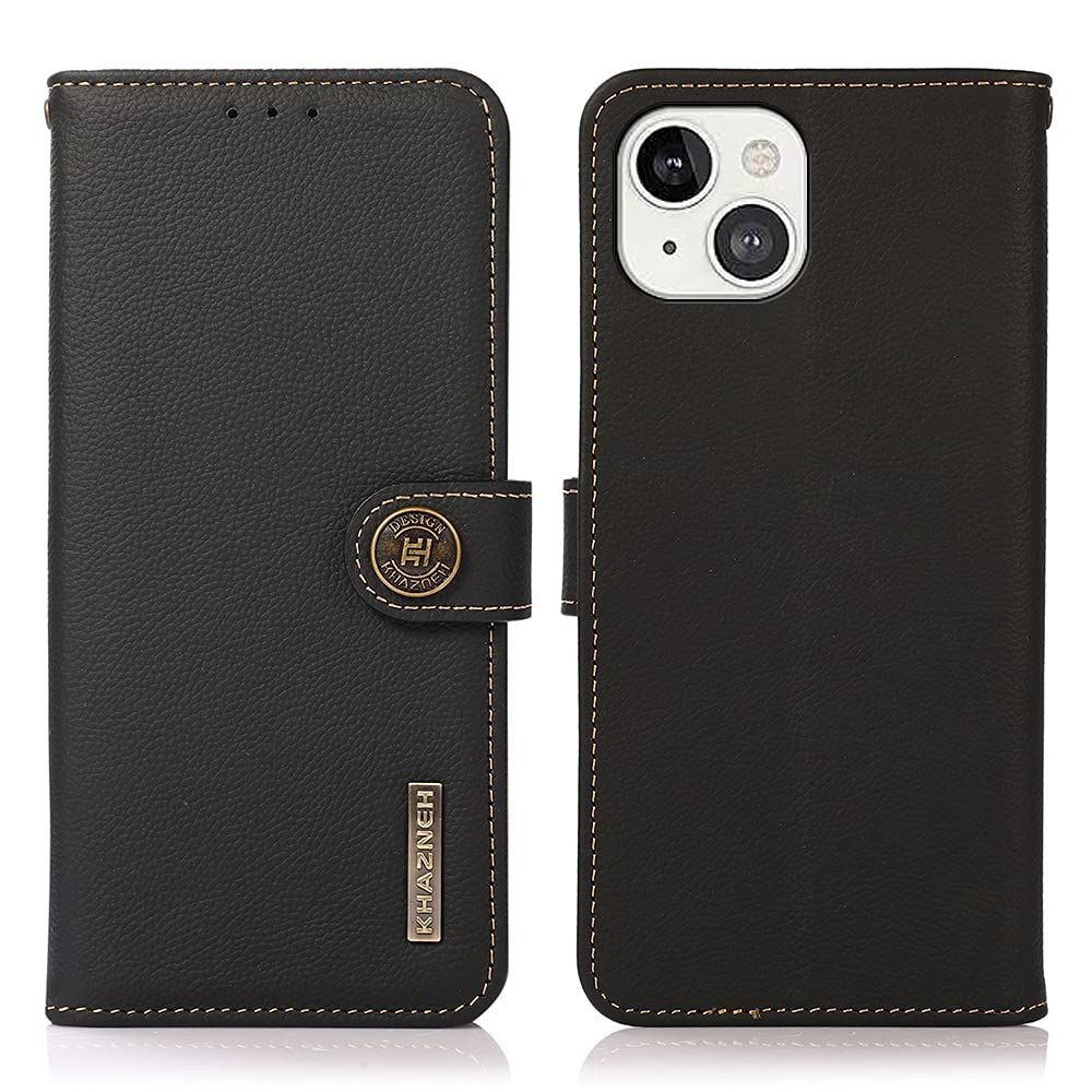 【人気商品】15 手帳型 本革 アイフォン カバー 15 本革 ケース 財布型 シュリンクカーフレザー 高級本皮 耐衝撃 マグネット式ボタン スピーカーホール付き カード収納 大容量 iPhone 3枚 写真