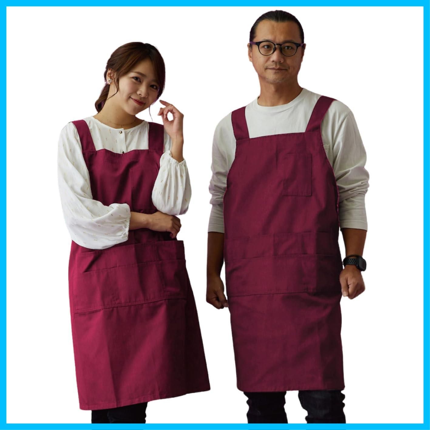 エプロン 大きいサイズ h型 エプロン フーレット ゆったりめ ビッグサイズ BIG 男女兼用 LL 3L おしゃれ レディース メンズ HoowLet DIY アウトドア カフェ 保育士 介護 ポケット シンプル ツイル ペン差し付き