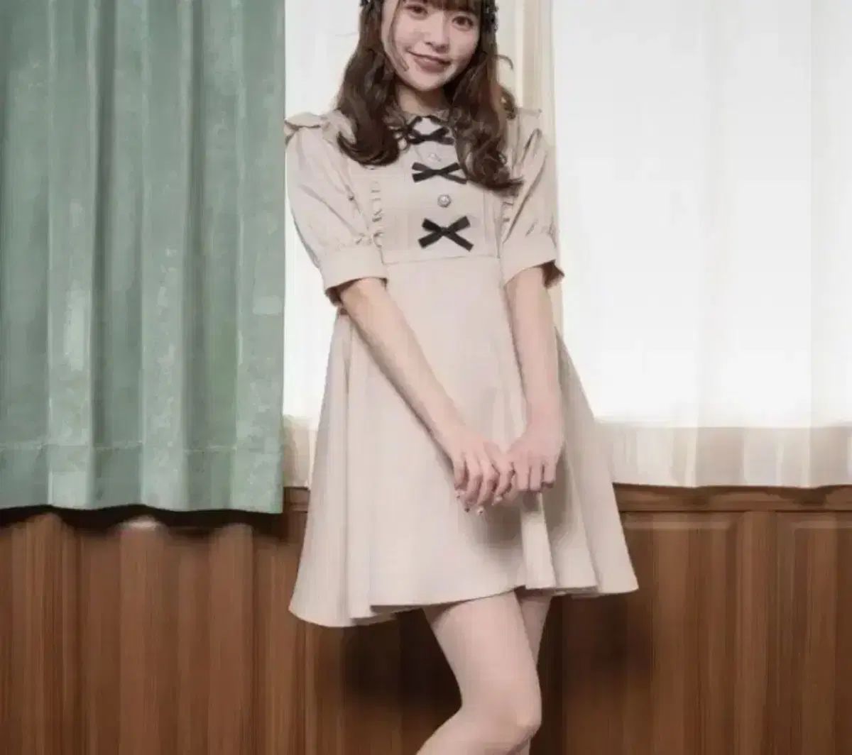 ROJITA ロジータ ワンピース 量産型 地雷系 新品未開封 ROJITA 花柄半袖ミニワンピースシフォン 量産型 地雷