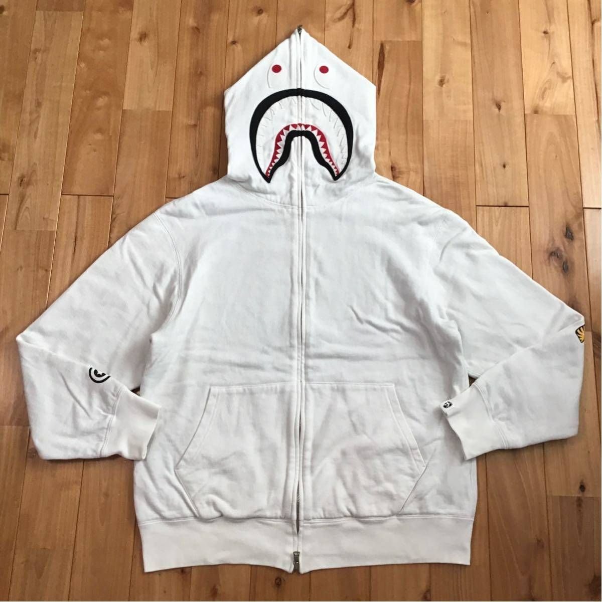 2005年 2nd シャーク パーカー Mサイズ shark full zip hoodie a ...