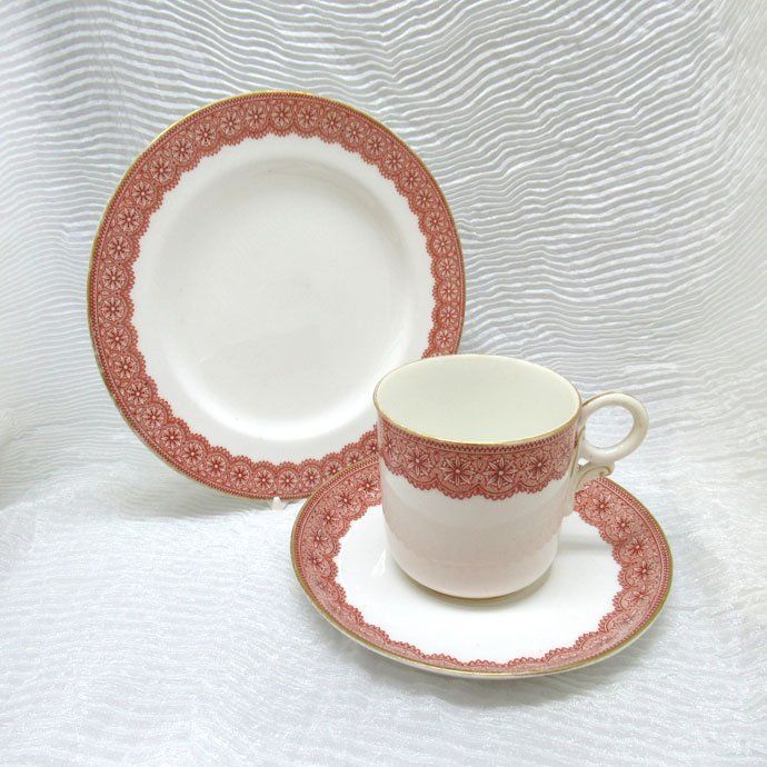 アンティーク 食器 トリオ カップ＆ソーサー Royal Worceter ロイヤル