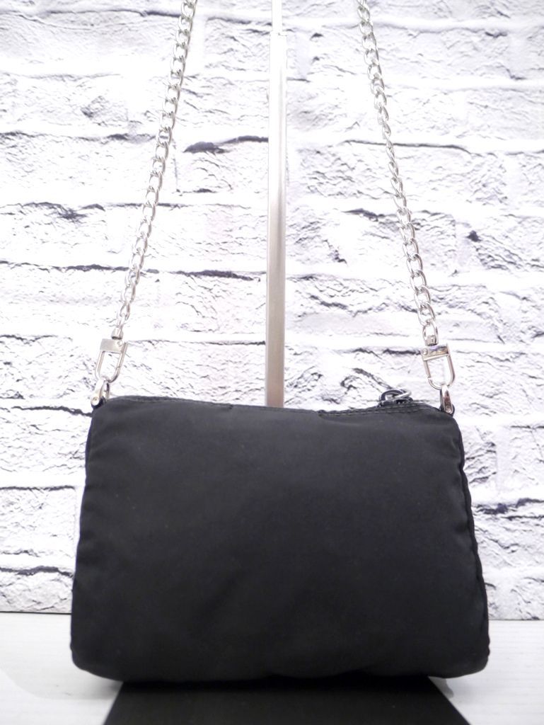 ◇ PRADA プラダ ナイロンxレザー クロスボディ チェーン
