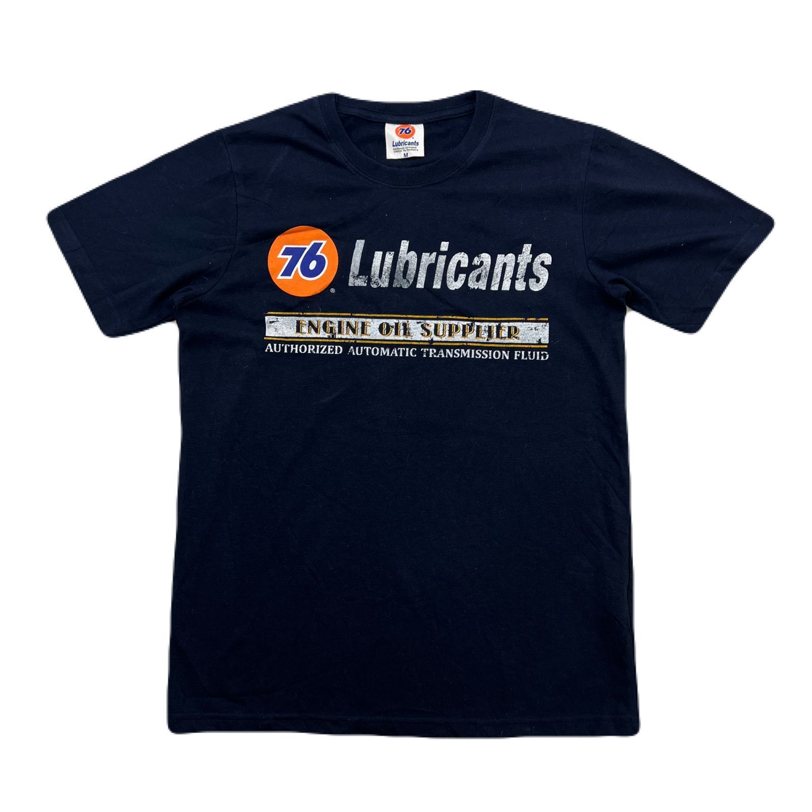76ルブリカンツ Tシャツ 半袖 ネイビー 濃紺 両面プリント メンズ M