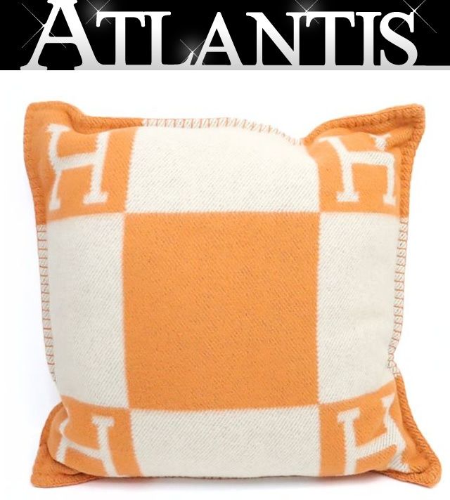 HERMES エルメス　アヴァロン　ウール ブラウン ブランケット 茶色 HERMES エルメス アヴァロン ウール ブラウン ブランケット 茶色