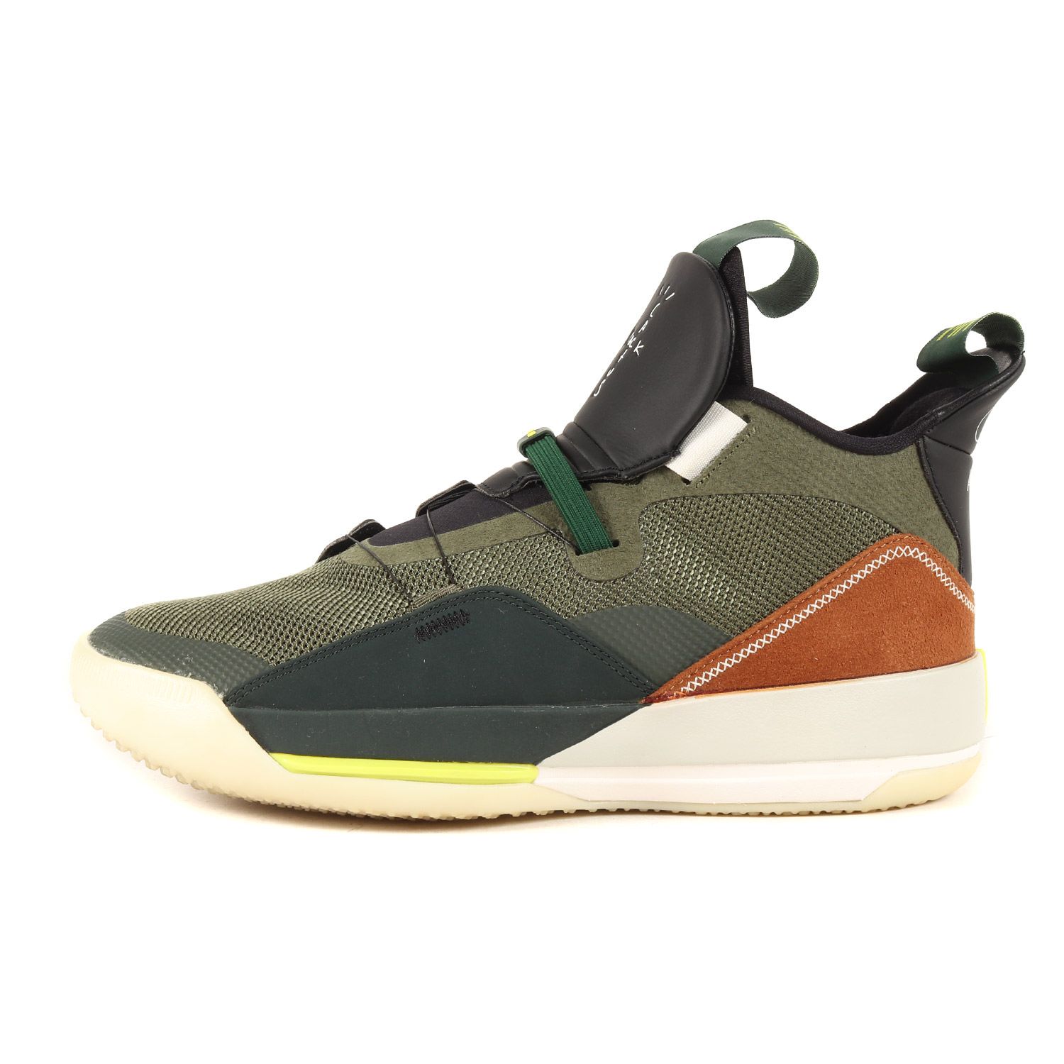 NIKE ナイキ サイズ:28.0cm TRAVIS SCOTT AIR JORDAN 33 NRG (CD5965-300) 2019年 トラヴィス・スコット コラボ エアジョーダン33 アーミーオリーブ セイル US10 スニーカー コラボ シューズ 靴