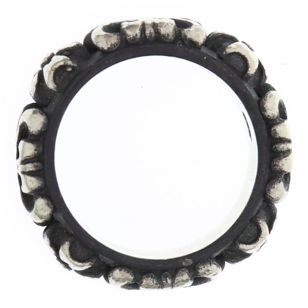 A&G (エーアンドジー) フローラルクロスバンド リング シルバー - メルカリ