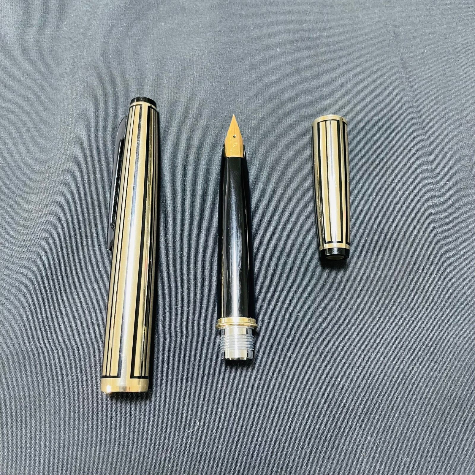 PLATINUM プラチナ ポケットステンレス 細軟 18k ヴィンテージ 万年筆