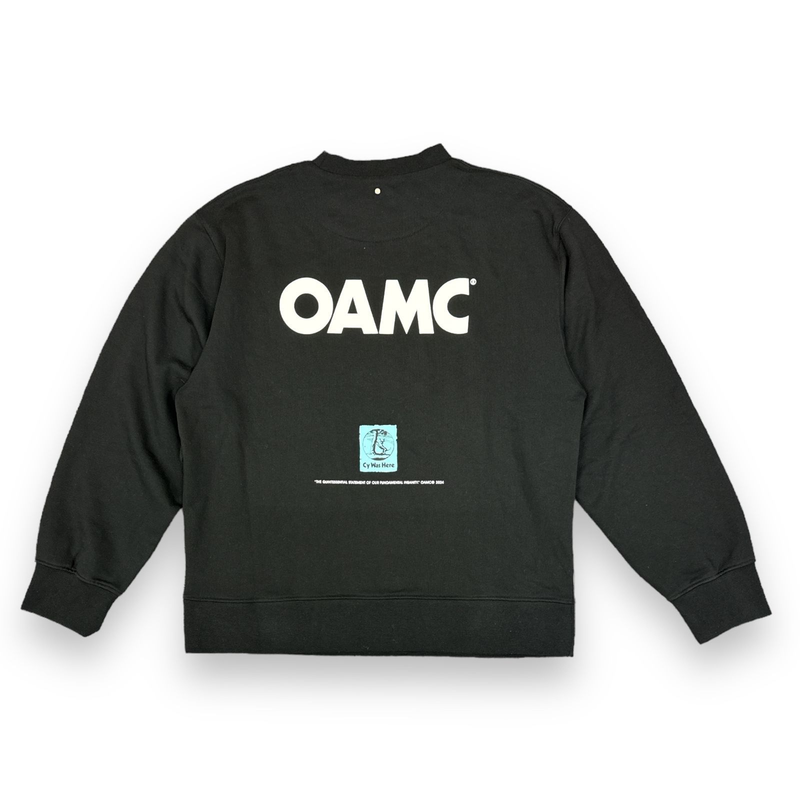 美品 定価77000円 OAMC 24SS Sweatshirts APOLLO CREWNECK プリント