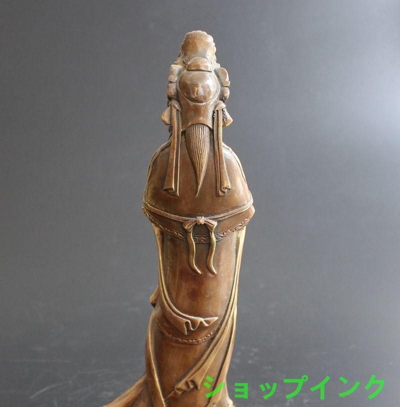観音菩薩 仏像 銅製 工芸品 美術品 置物 観音菩薩 仏像 銅製 工芸品 美術品 置物 - メルカリ