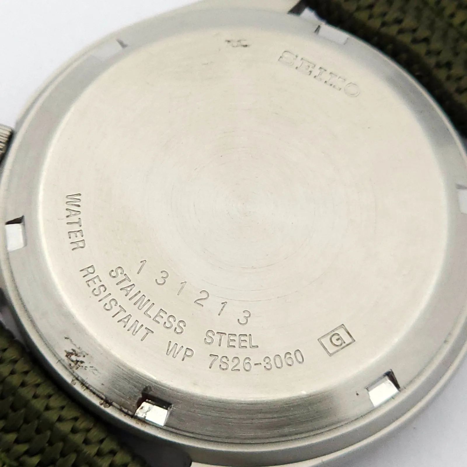☆良品 SEIKO セイコー ミリタリー 7S26-3060 自動巻 動作品 緑 - メルカリ