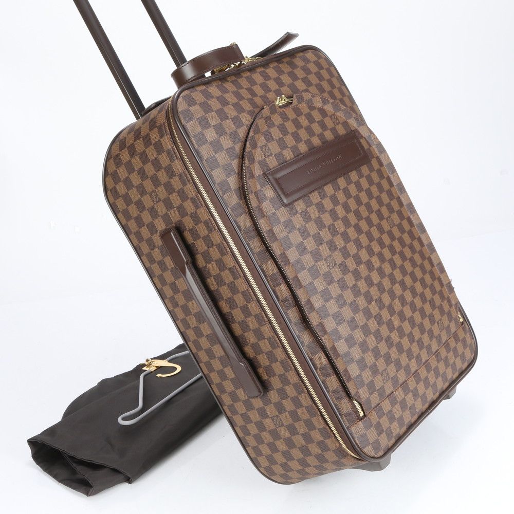 極美品 ルイヴィトン ダミエ ペガス 55 N23294 レザー スーツケース