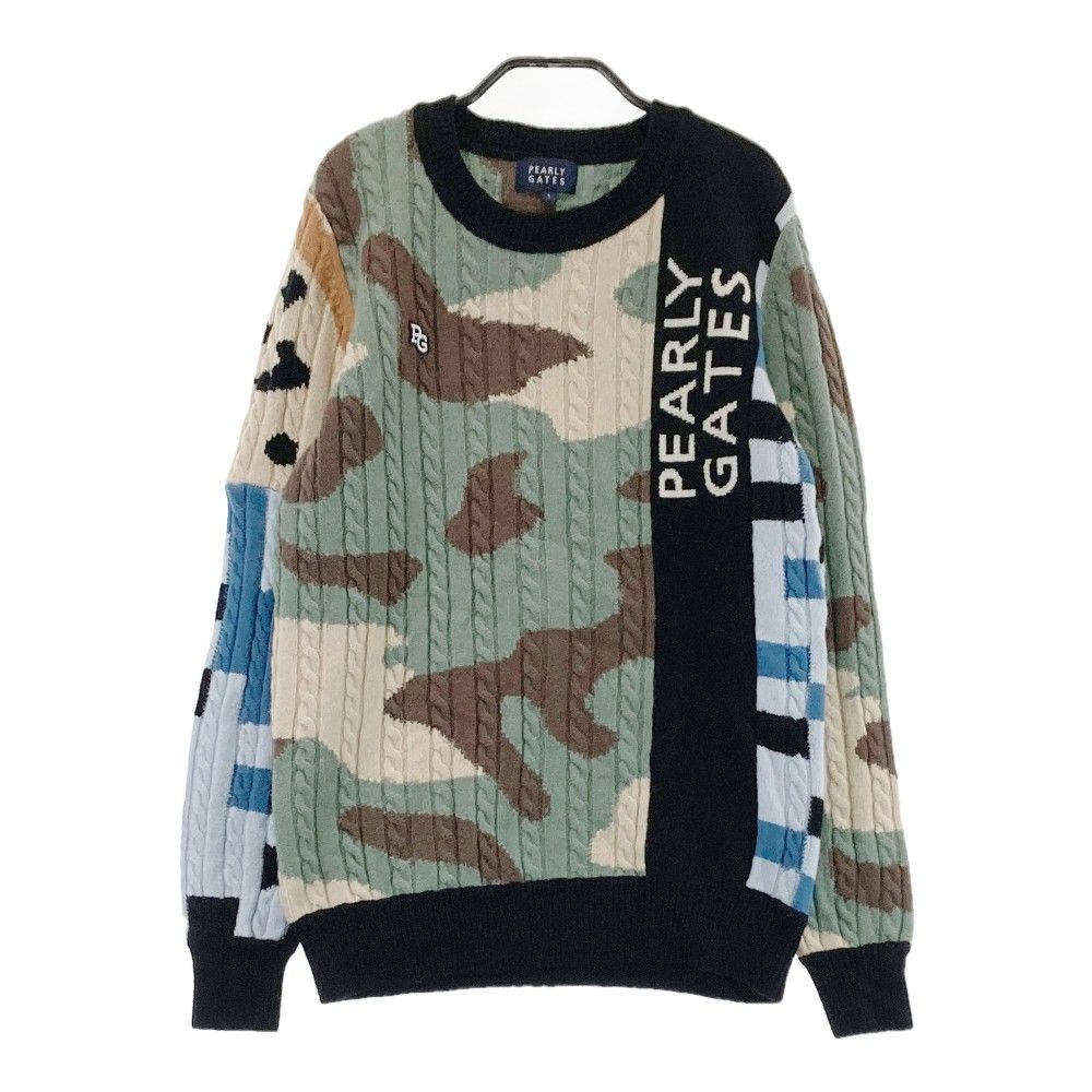 PEARLY GATES カモフラージュセーター サイズ1 PEARLY GATES