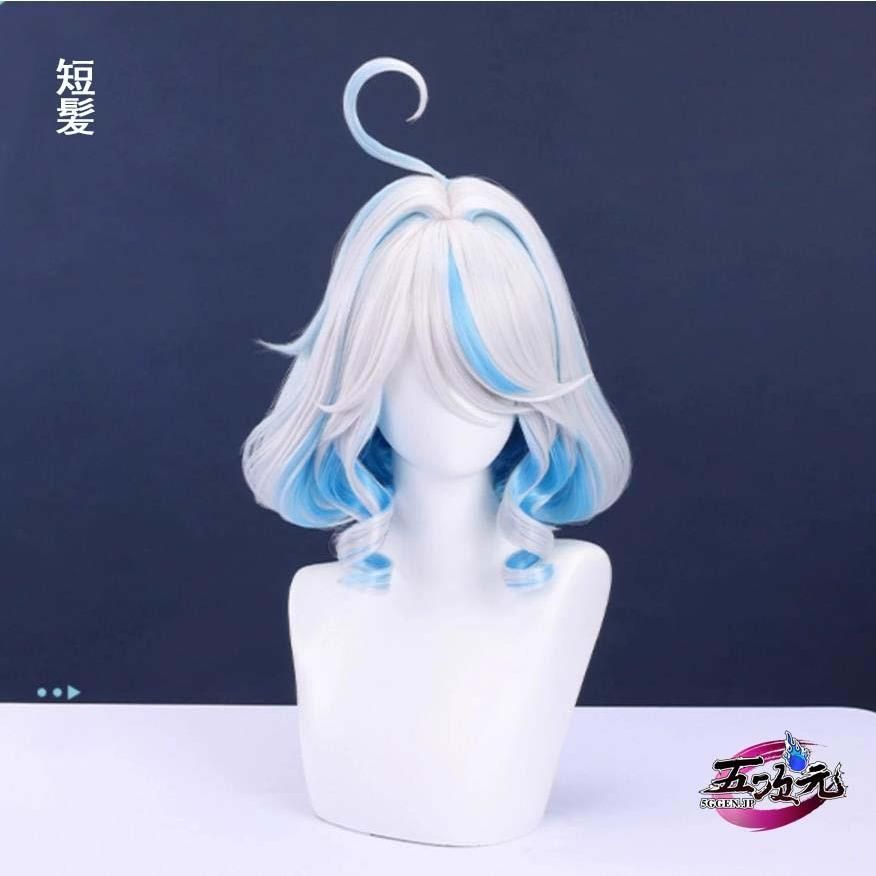 新品、未使用 三分妄想 原神 コスプレ フリーナ ウィッグ 3種類