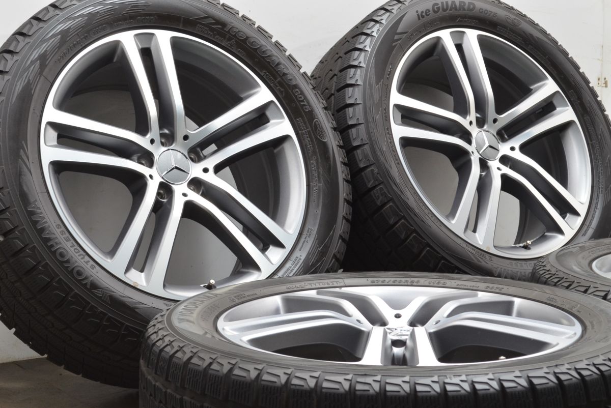 メルセデスベンツ W167 GLE 純正 20in 8.5J 55.6 42 PCD112 ヨコハマ アイスガードG075 275 50R20 A1674012400 A1674012500