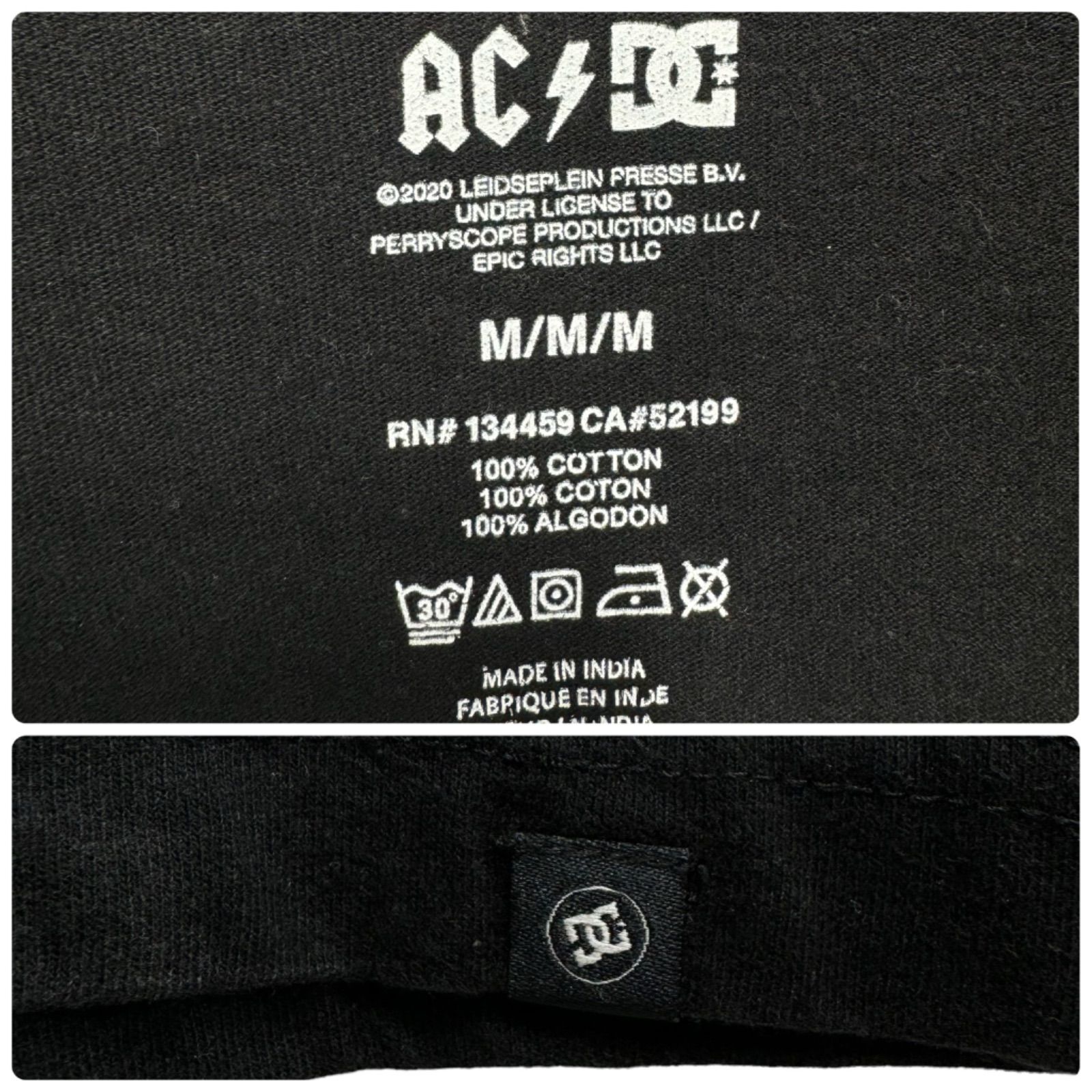 AC/DC ACDC DC SHOES エーシーディーシー DCシューズ HIGH WAY TOHELL ロンT ロングスリーブ 長袖 Tシャツ ロック バンT バンドT 音楽T ミュージックT 古着