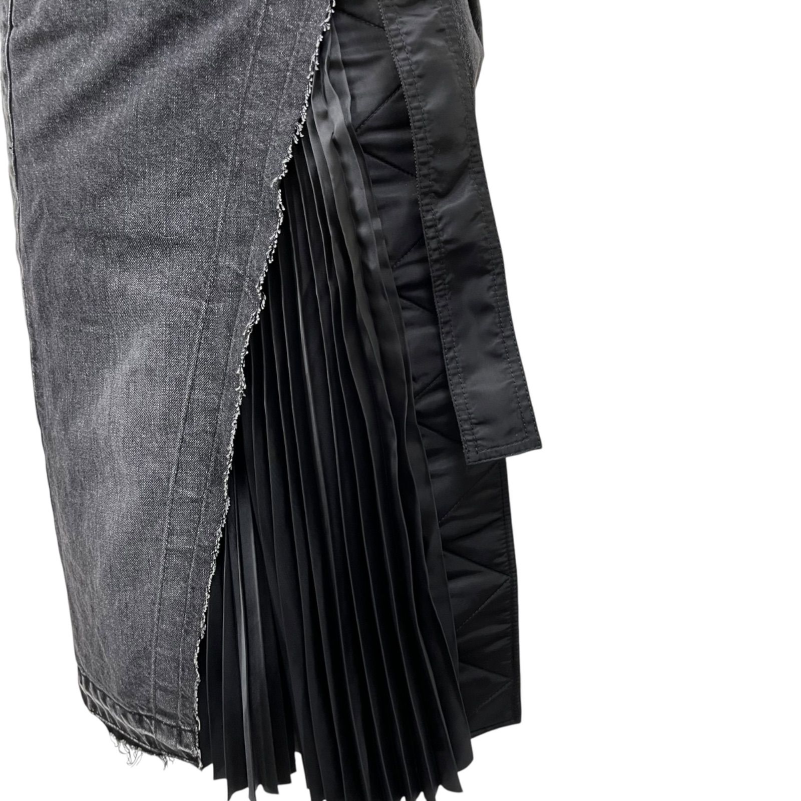 サカイ sacai デニムスカート sacai - Sacai ドッキング デニムスカートの通販 by CYCLE