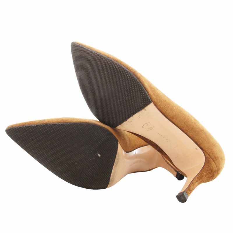 Gianvito Rossi Gianvito 70ブラウン スエードパンプス