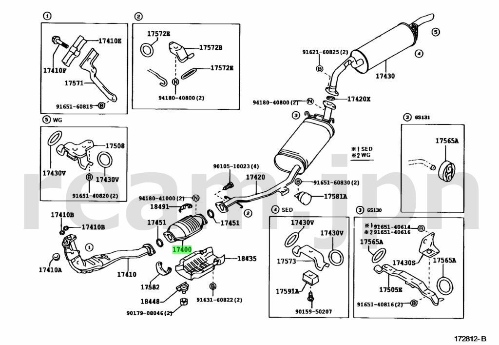 新品 トヨタ純正 13 15 クラウン マジェスタ コンバータ コンバーター