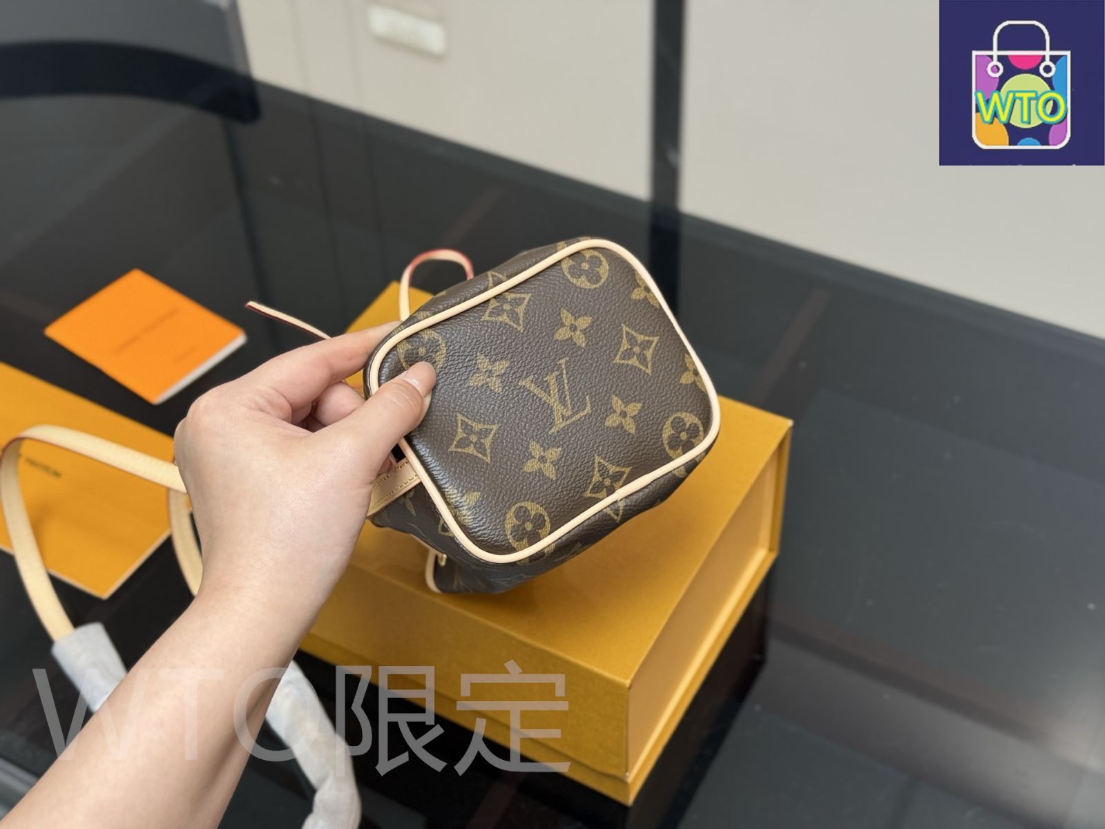 今日特価】LV ルイ・ヴィトン ナノ バケットバッグ レトロ