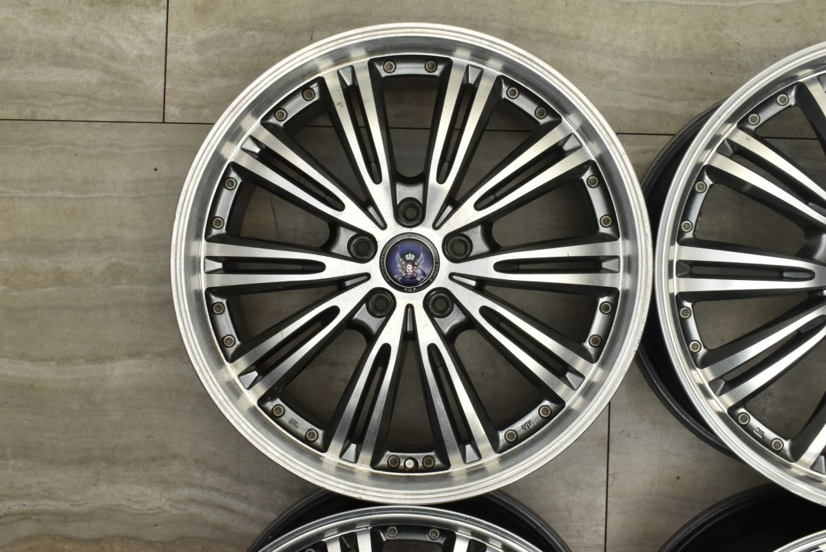 程度良好品】KYOHO シュタイナー 19in 7.5J +55 PCD114.3 4本セット 