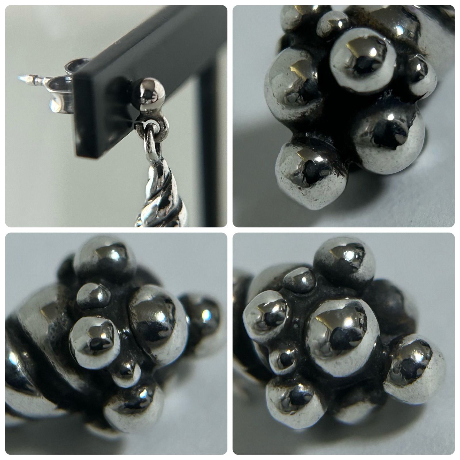 使用感大】ジョージジェンセン 363 ピアス うずまき貝 巻貝 AG925