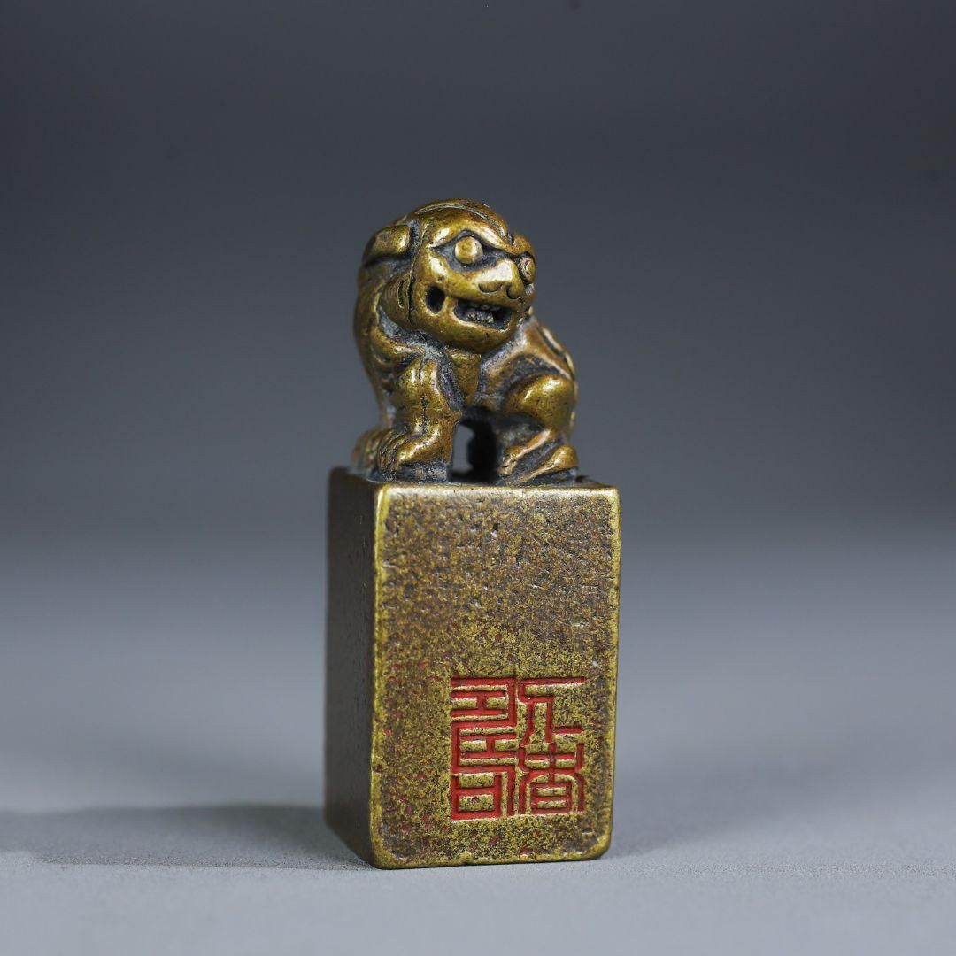 銅製 銅印 印章 瑞獣 鎮紙 置物 文房四宝 銅製 銅印 印章 瑞獣 鎮紙 置物 文房四宝 - メルカリ
