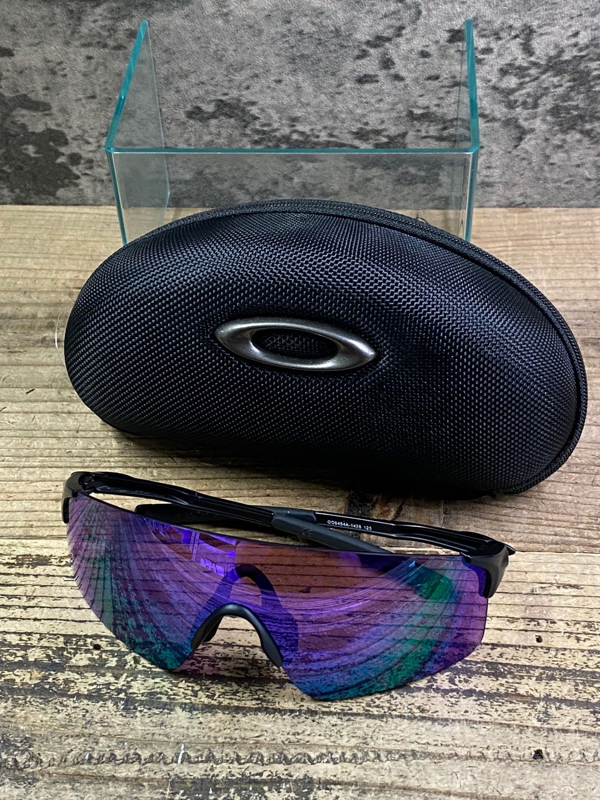 JH091 オークリー OAKLEY EV ZERO サングラス アイウェア 黒 PRIZM レンズ小傷