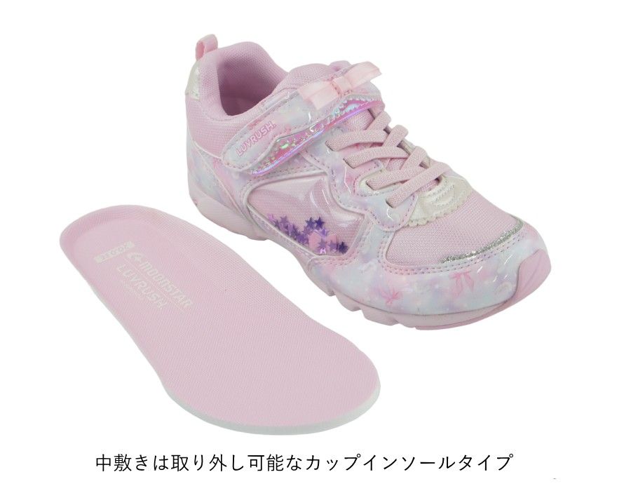 スニーカー キッズ マジック 運動靴 運動会 ベルクロ 2E 子供 靴 ムーンスター チャンピオン ジュニア ゴム紐 女の子用 子ども 超