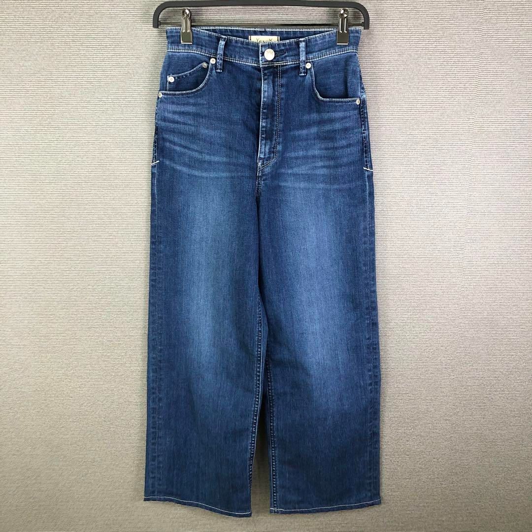 YANUK Really Light ワイドストレート LILITH 25 ブルー 青 ヤヌーク 57152072